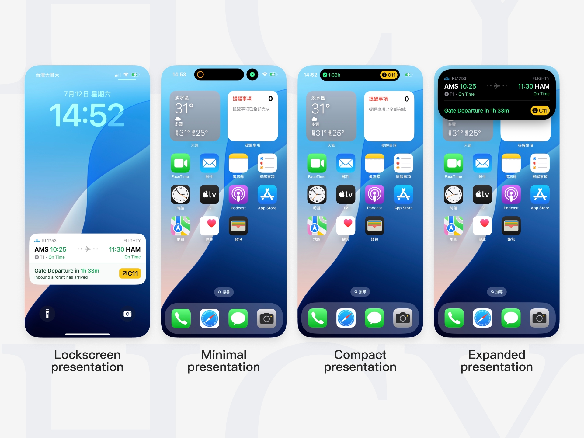 Flighty實時活動範例｜承邑牌設計秘訣