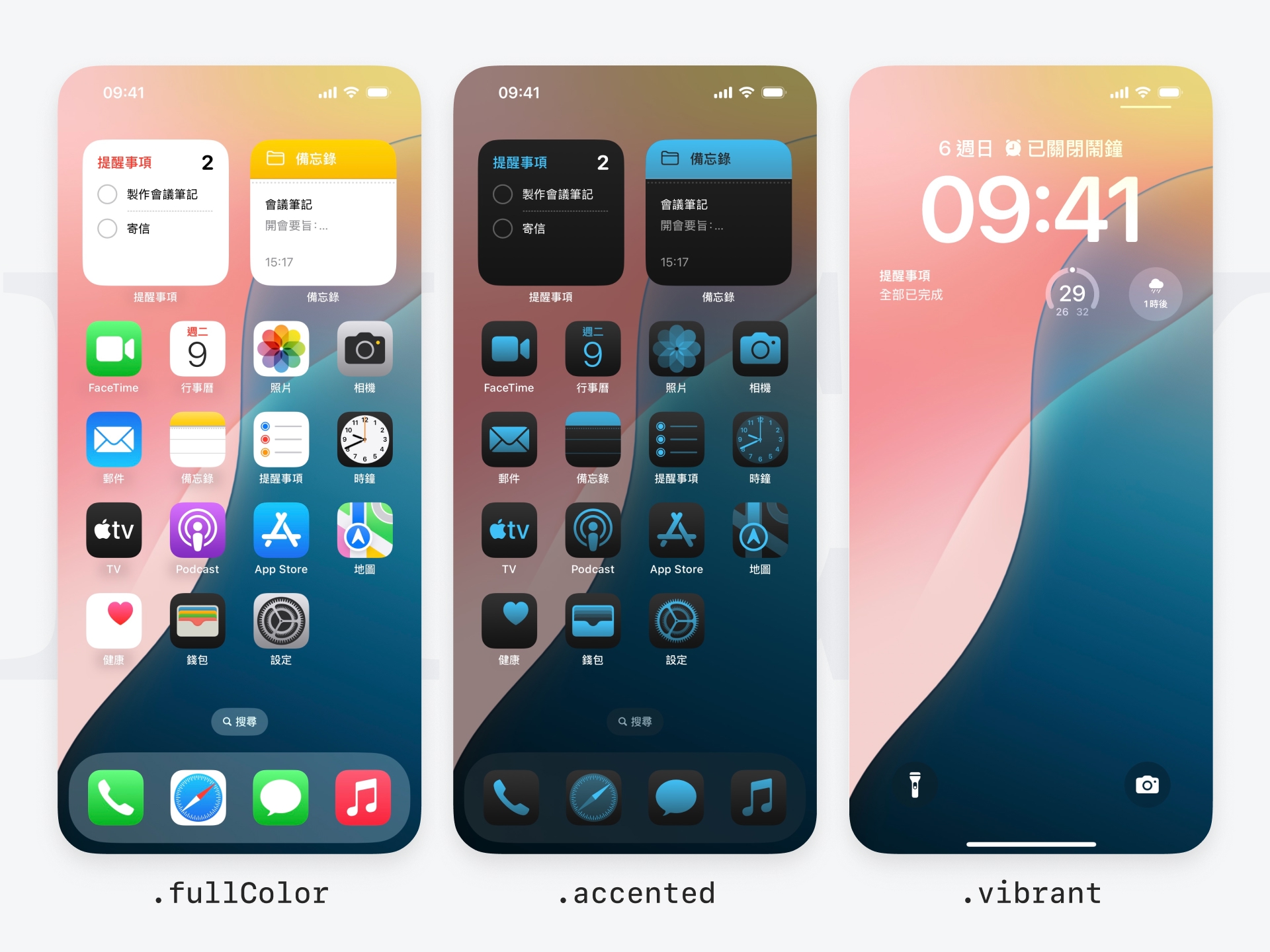 iOS小工具的外觀種類說明｜承邑牌設計秘訣